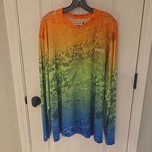 Magellan Outdoors Orange Classic Fit Shirt